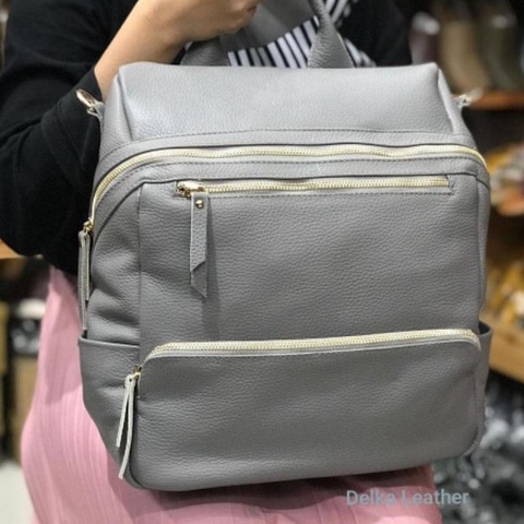 Tas Kulit Asli DL775 Wanita/ Tas Papirut Asli Kulit Sapi Garut/ Fashion Tas Ransel Kulit 100% Origin