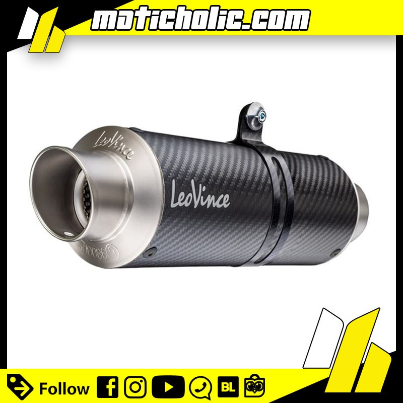 Knalpot Leovince GP Corsa Carbon Matte Honda Vario 150