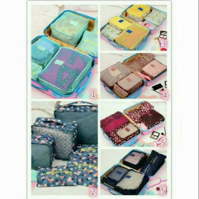 Travel Bag Set MOTIF 6in1