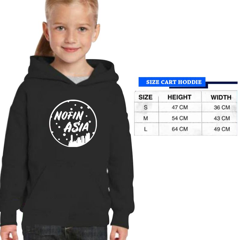 Sweater Hoodie Anak DJ Nofin Asia Cotton Fleece