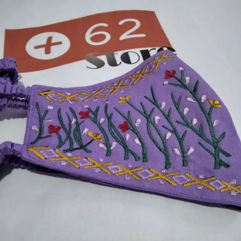 Masker Bordir Ilalang