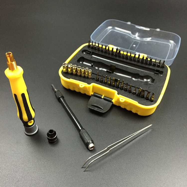 Obeng Set Reparasi 45 in 1 PD04 Screwdriver Multifungsi Obeng HP Gadget Komplit Serbaguna Murah