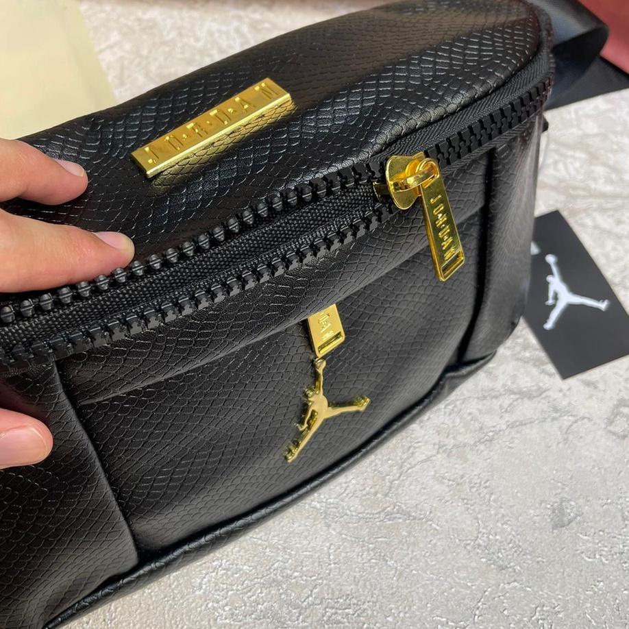 Harga Bersahabat.. Air Jordan Waistbag Regal Gold FULLSET / Tas Jordan Tas Selempang Tas Pria Tas Wa