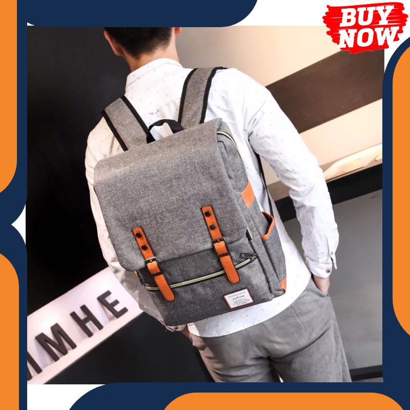 DSQ144 Tas Ransel Pria Wanita | Tas Sekolah Kuliah Travel