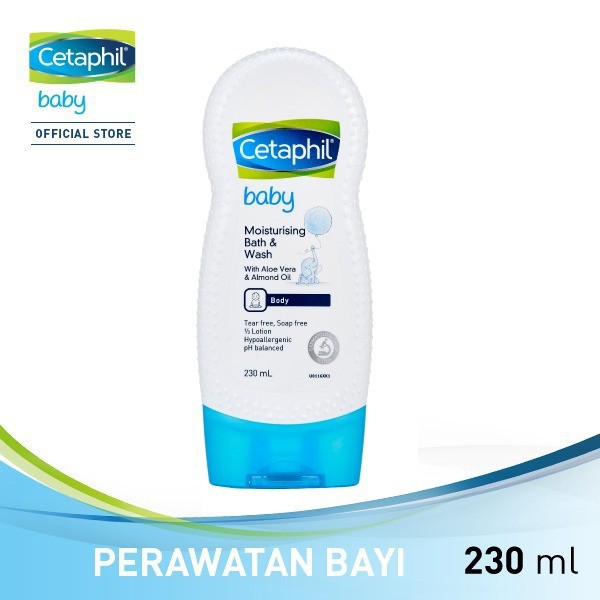 Makassar ! Cetaphil Baby Moisturising Bath &amp; Wash 230 ml