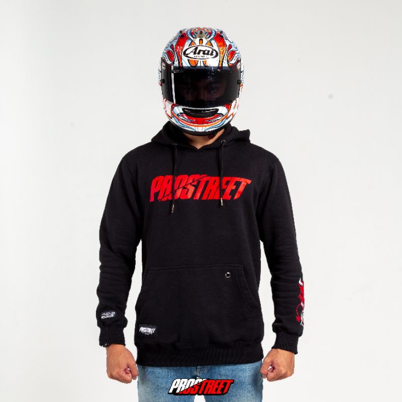 HOODIE | PROSTREET | RONIN SAMURAI | ORIGINAL | BLACK | NEW - Hitam, L