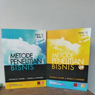 Jual T.B.S.I. PAKET 2 BUKU; METODE PENELITIAN BISNIS EDISI 12 BUKU 1 ...