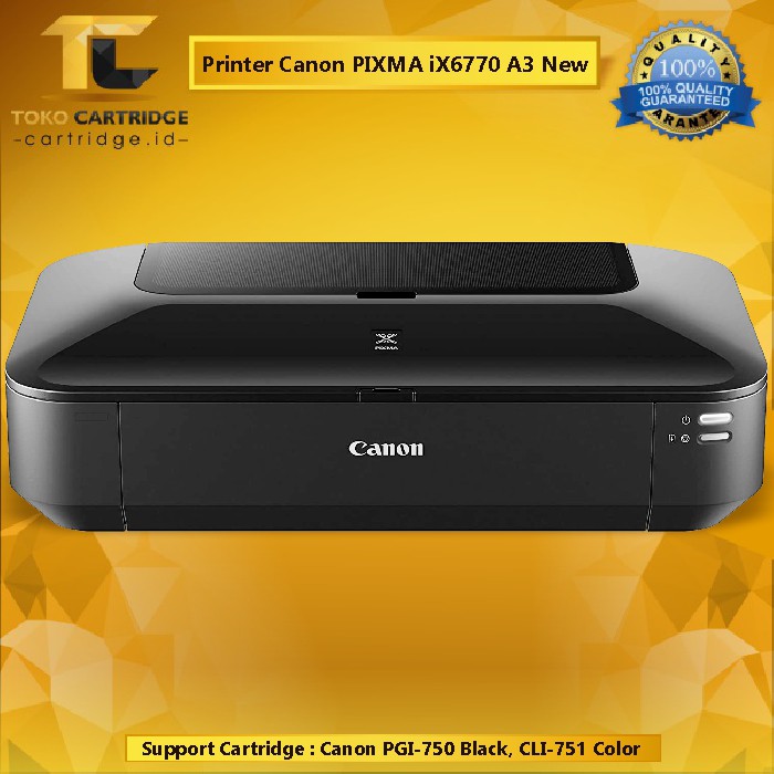 Printer Inkjet Canon Pixma IX6770 IX 6770 ORIGINAL A3 PGI-750 CLI-751