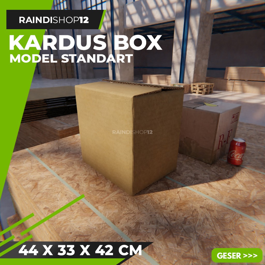 

BOX 44 X 33 X 42 CM KARDUS KOTAK KEMASAN PACKAGING KADO POLOS