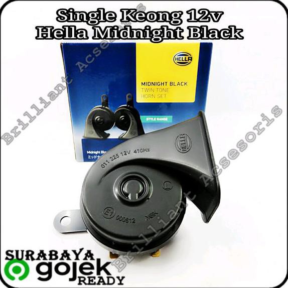 KLAKSON SINGLE KEONG HELLA ORIGINAL 12V - BUKAN DENSO BOSCH - COCOK UNTUK MOTOR MURAH