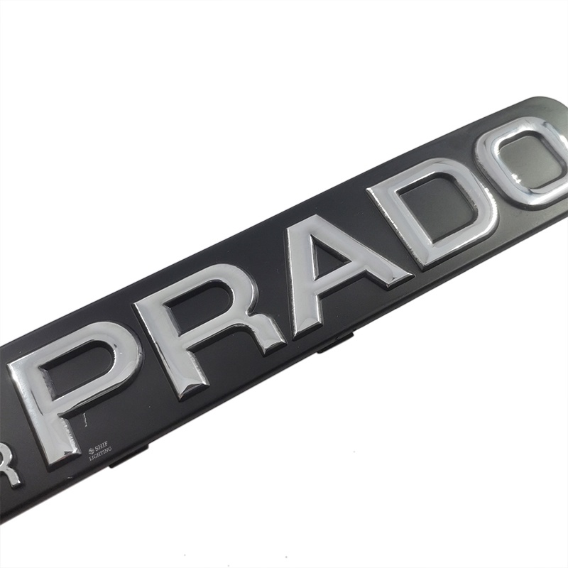 1pc Stiker Emblem Logo LAND CRUISER PRADO Bahan ABS Untuk Mobil TOYOTA PRADO 03-09 Tahun