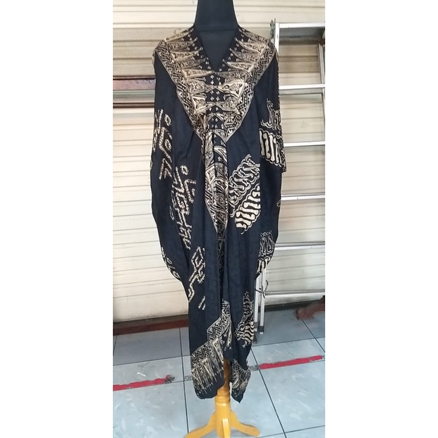 dress batik Viscose dress pesta modern simpel bahan Viscose semi sutra.tunik batik