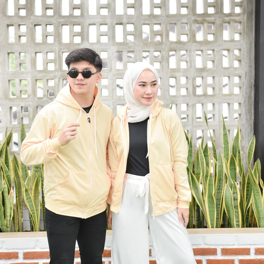 WARNA BARU SONYA AND SONI JAKET ZIPPER HOODIE POLOS