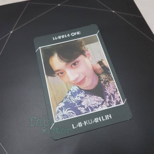 [FOR TRADE] Wanna One Undivided Album No. 1 ver Lai Guanlin Photocard PC Official