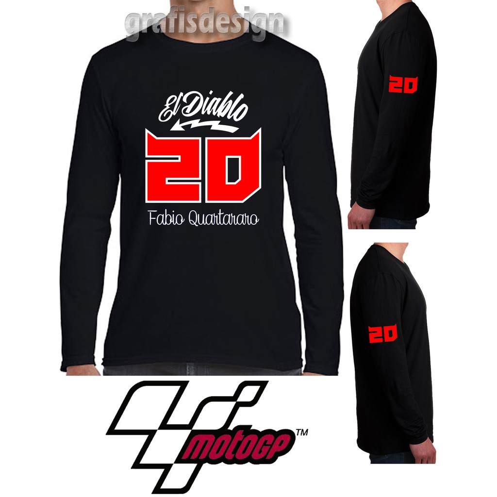 Kaos Fabio Quartararo El Diablo Kaos Motogp