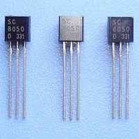 10 PCs Transistor 2SC 8050 / 8550 / 9012 PNP / NPN TO-92 S8050 S8550 ISi 10 Buah