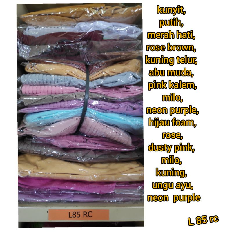 L 85 RC JILBAB BERGO ORIGINAL JAMILAH HIJAB | L 85 RC Tanpa Payet ORIGINAL Size M-7
