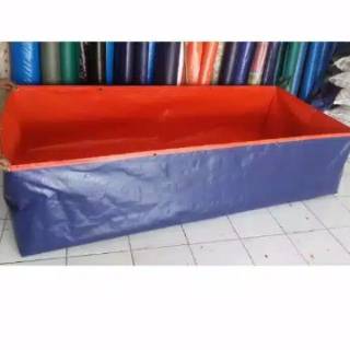 Terpal kolam 4x2x1 Terpal A12 atau A15 buat ternak ikan Terpal kolam 4x2x1 Terpal A12 atau A15 buat ternak ikan