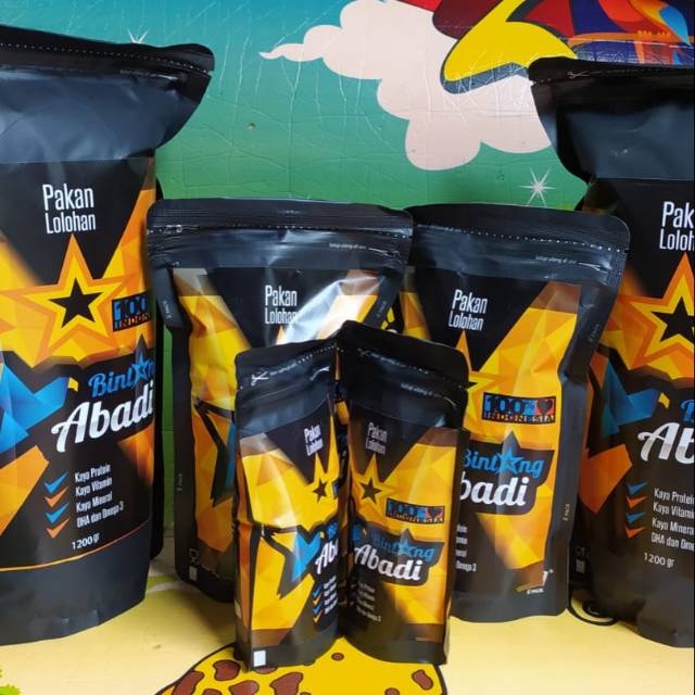 Bubur Pakan Lolohan Anakan Lovebird Burung Paruh Bengkok / Macaw / Kakak Tua Bintang Abadi 1200 Gram