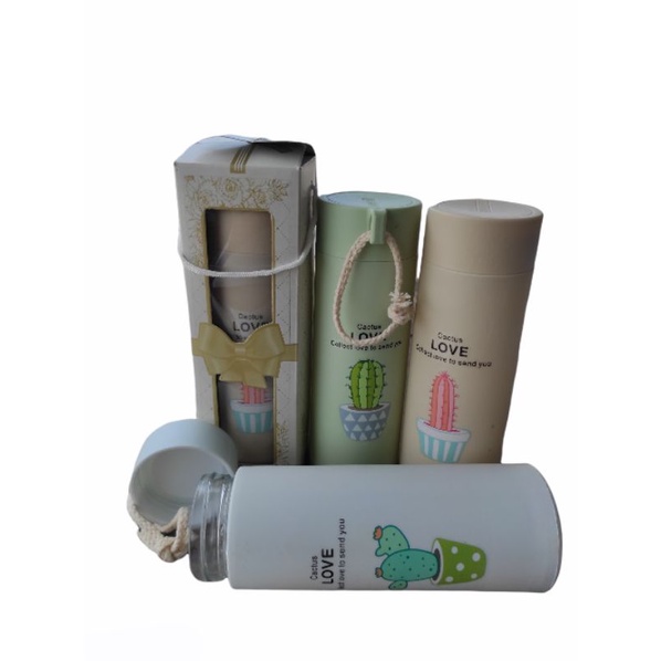 Souvenir Botol Kaktus Kemasan Box