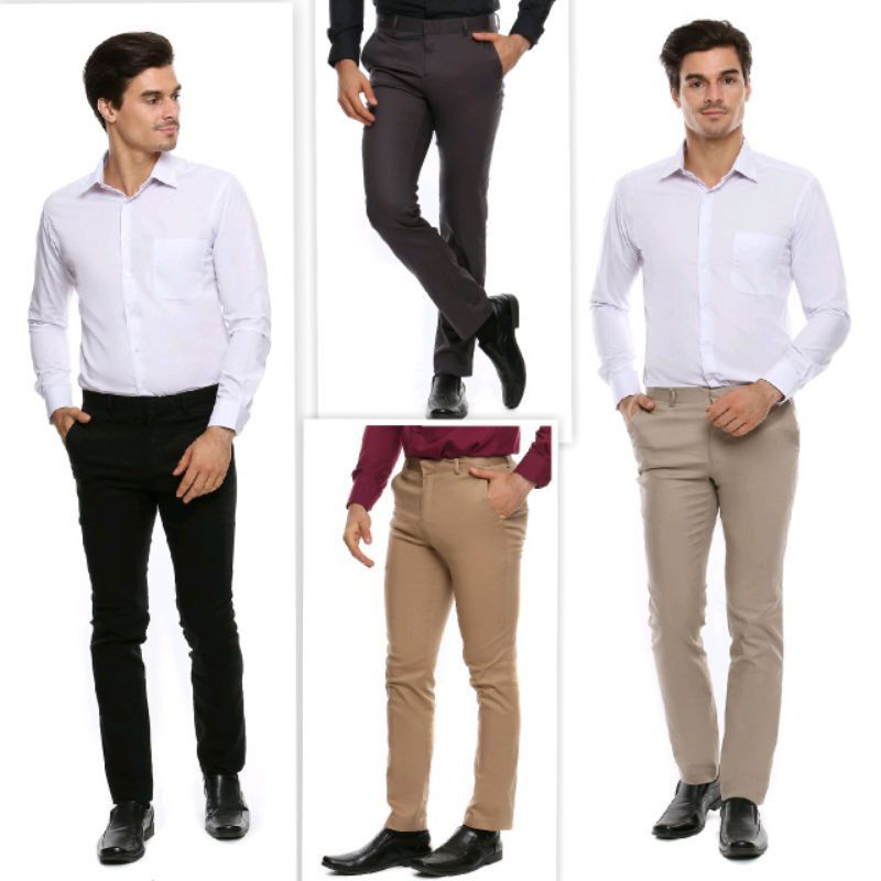 Celana Panjang Chinos Pria Polo Celana Kerja/ Formal