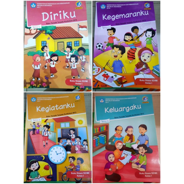 

BUKU TEMATIK SD KELAS 1 tema 1,2,3,4