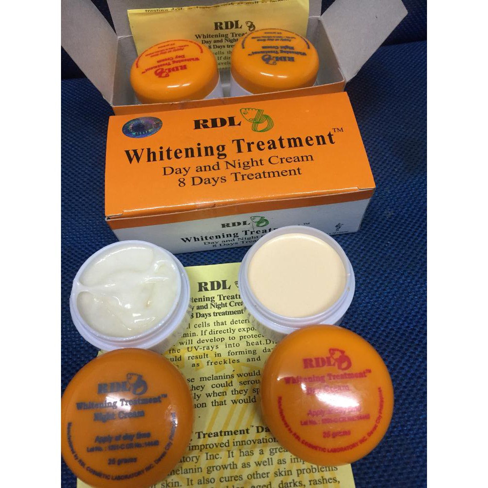 Cream Original RDL 8 days / glowing dalam 8 hari set SIANG & MALAM