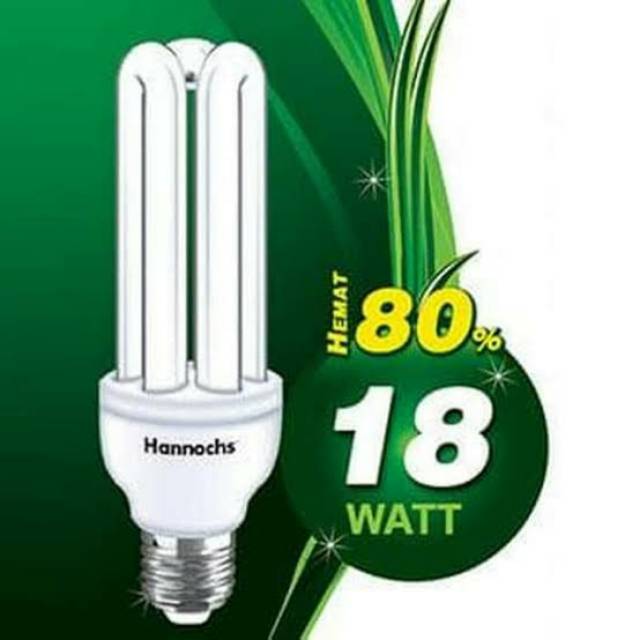 Lampu hannochs 18 watt PLC