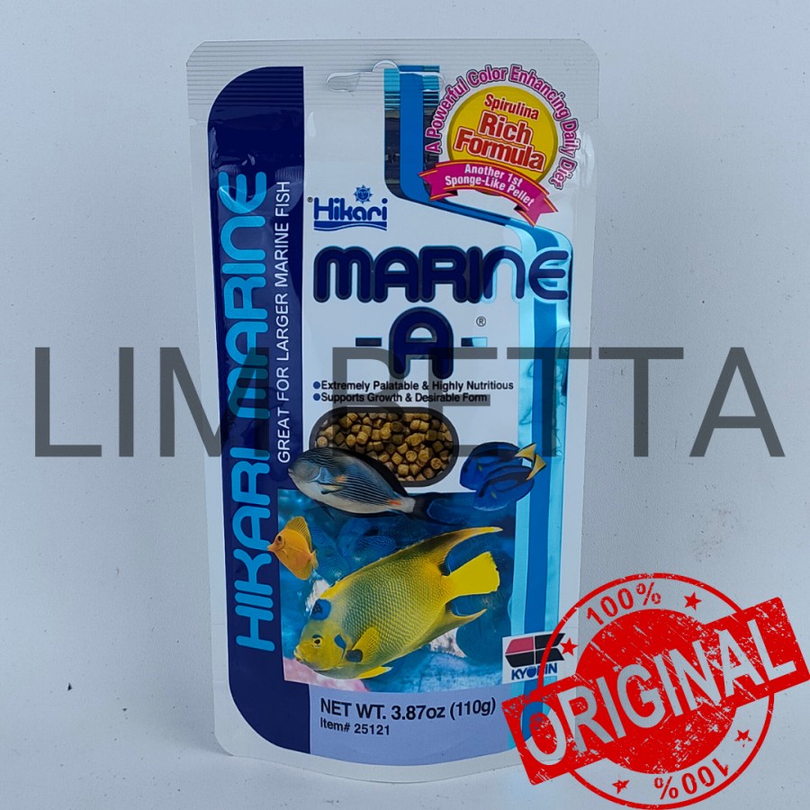 HIKARI MARINE A 110 GRAM / MAKANAN IKAN LAUT BESAR , PELLET IKAN