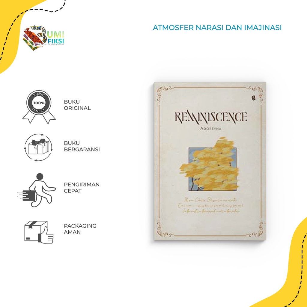 Buku Novel - Reminiscence - Adoreyna Kim - Bukune - Bumifiksi