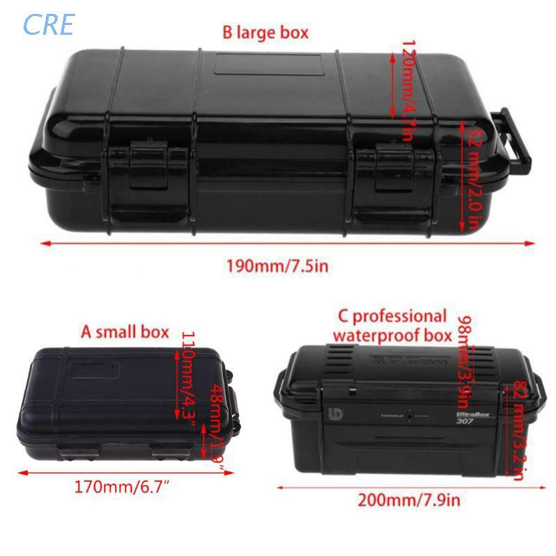 CRE  Waterproof Shockproof Box Phone Electronic Gadgets Airtight Outdoor Case