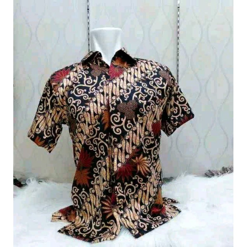 HEM BATIK PENDEK / BATIK PRIA DEWASA / KEMEJA BATIK