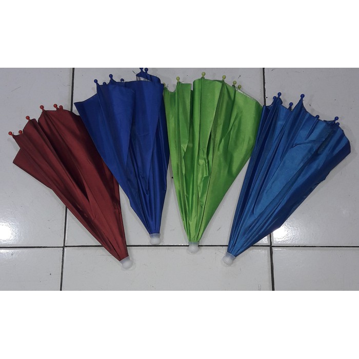 Payung topi besar  diameter 60 cm 10 WARNA Outdoor Anti Uv Termurah big jumbo