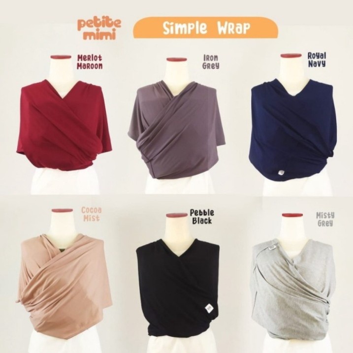 Petite mimi simple wrap gendongan anak