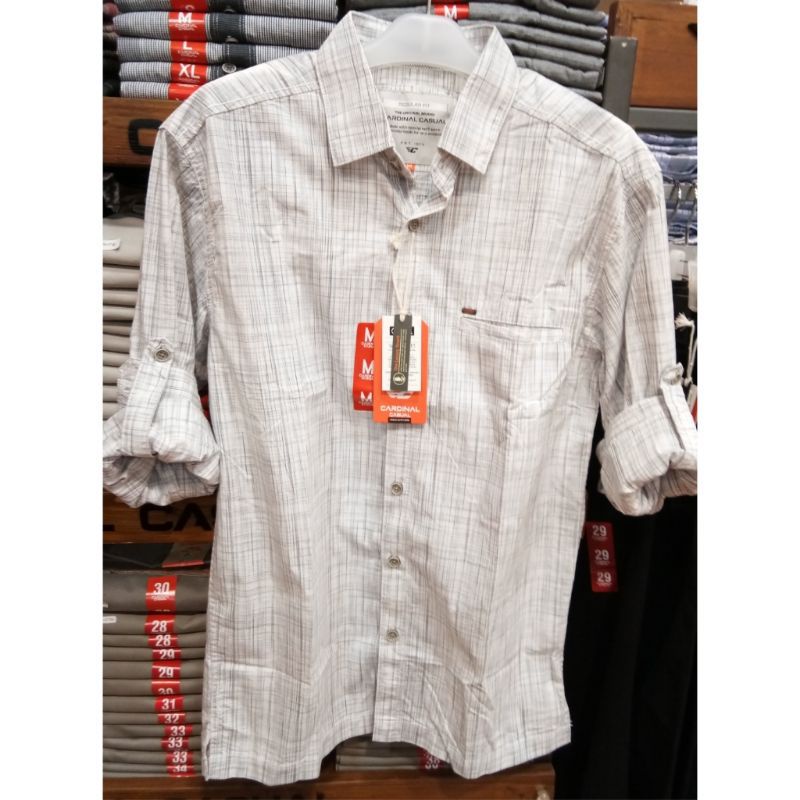Kemeja Cardinal Casual Original Mens EAKAR01121J 08A Kemeja Lengan Panjang