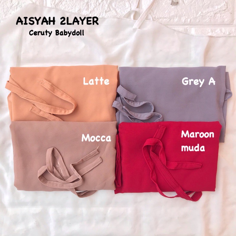 BERGO AISYAH 2LAYER OVAL