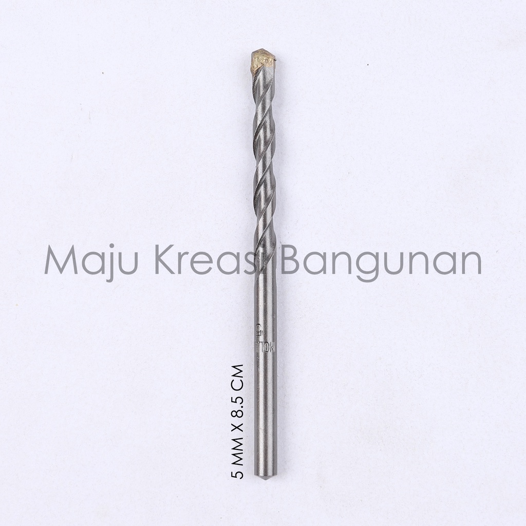 Mata Bor Beton 5mm 5 mm Tembok Dinding Mollar Masonry Impact Drill Bit