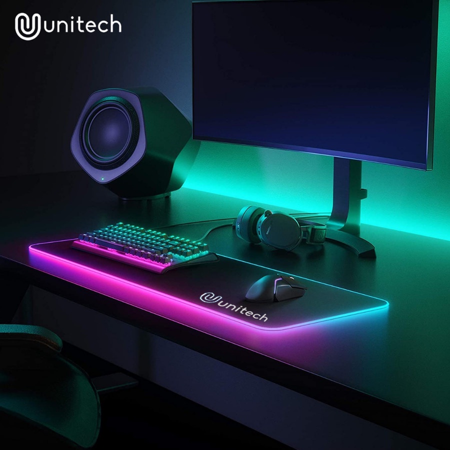 Mousepad Gaming RGB LED Light UNITECH Mousepad RGB 80 x 30 cm