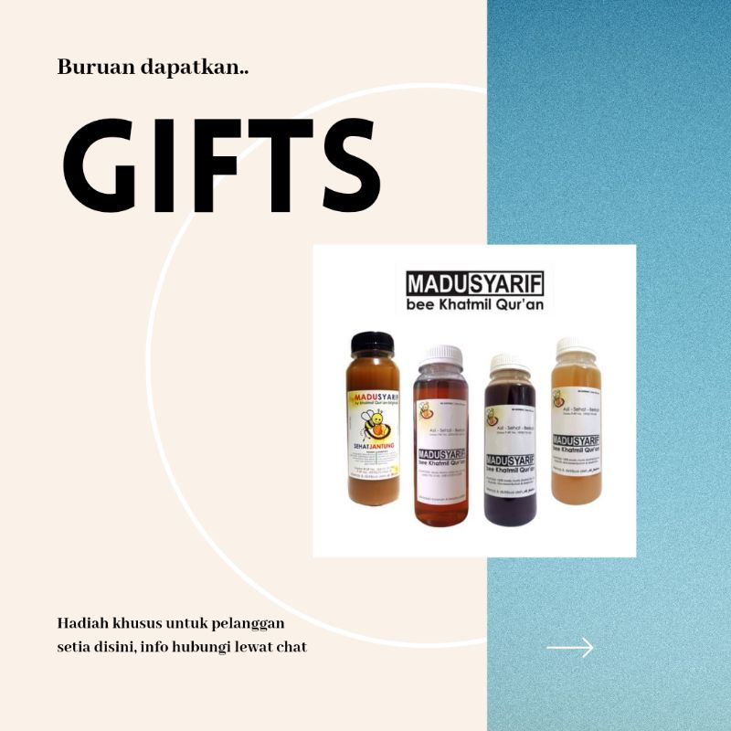

CINDERAMATA / HADIAH / OLEH-OLEH / BUAH TANGAN MADU SYARIF