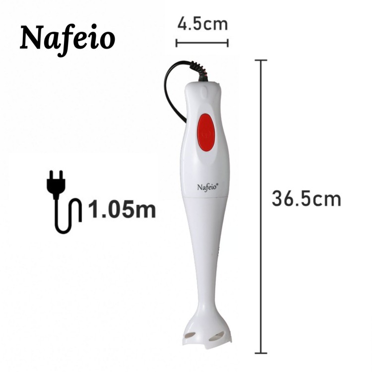 Blender Portable Nafeio Hand Blender Tangan Penggiling daging sayur buah-buah meat mincer chopper