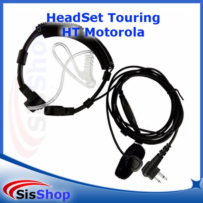 Kualitas super Headset Motorola HT Throat Mic Touring HT Motorola
