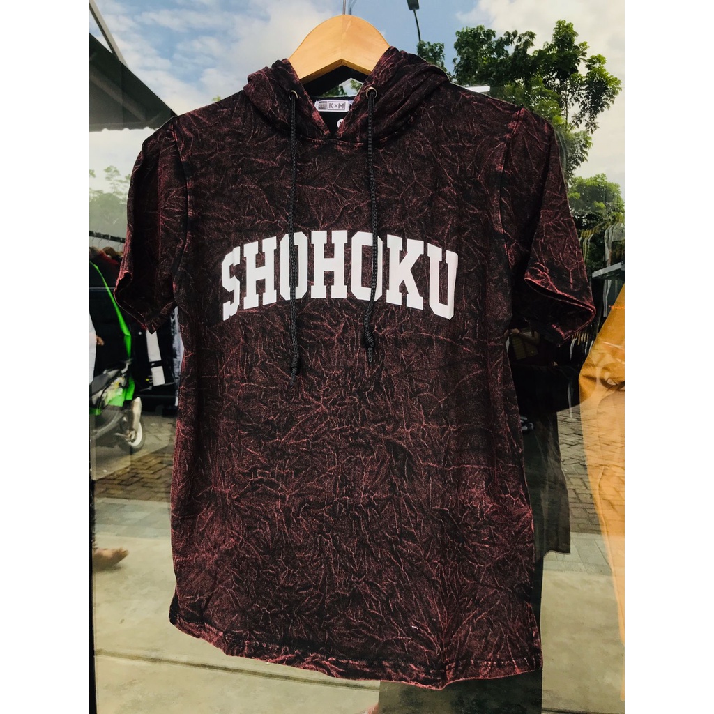 Tshirt Hoodie Washed Shohoku Anime Manga Slam Dunk Premium Unisex