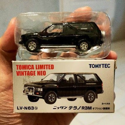 Diecast Tomica TLVN Nissan Terrano R3M Hitam Loose