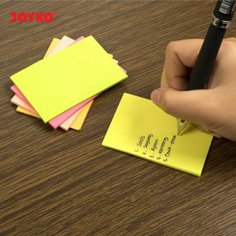 

JOYKO MMS-12 memo stick kertas tempel warna warni note 1Pack kecil aja