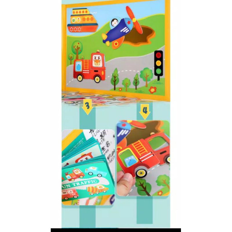 

Mainan edukasi buku magnetic gambar anak,papan tulis magnetic gambar