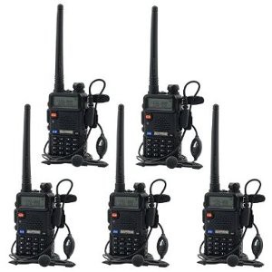 Unik PAKET 5 UNIT  Radio Ht Handy Talkie Baofeng Uv 5r Dual Band Uhf Vhf Fm Diskon