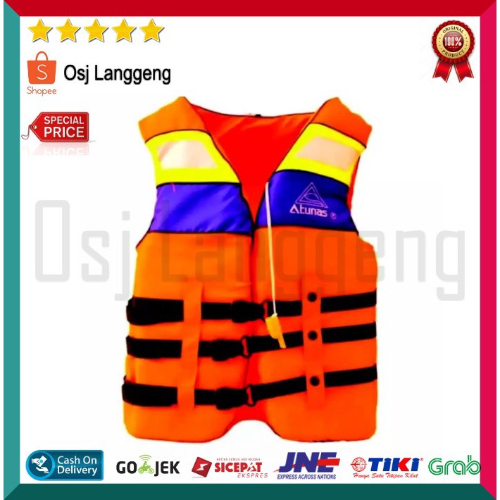 LIFE JACKET / ROMPI SAFETY VEST PELAMPUNG ATUNAS