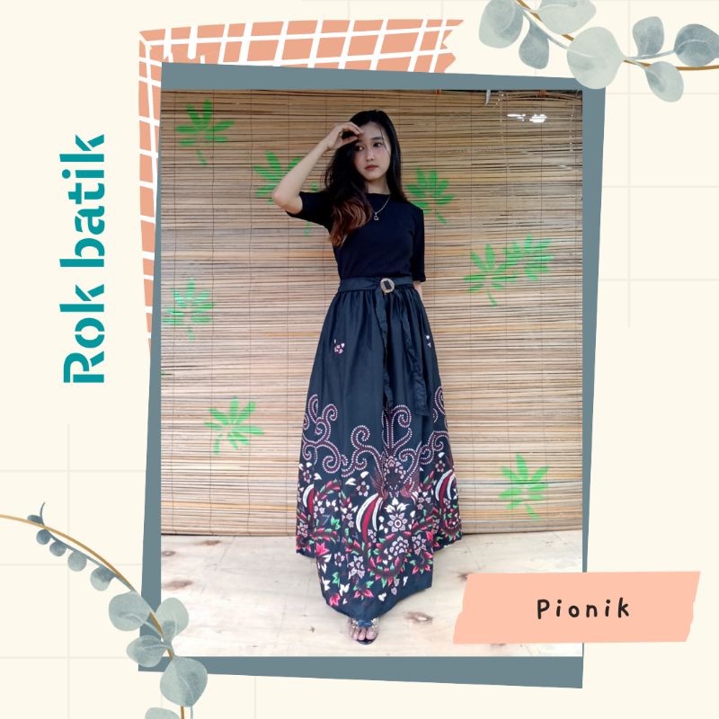 ROK BATIK PANJANG WANITA MAYUNG LEBAR