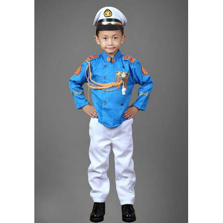 baju militer/baju polisi/baju tentara/baju akabri/kostum anak
