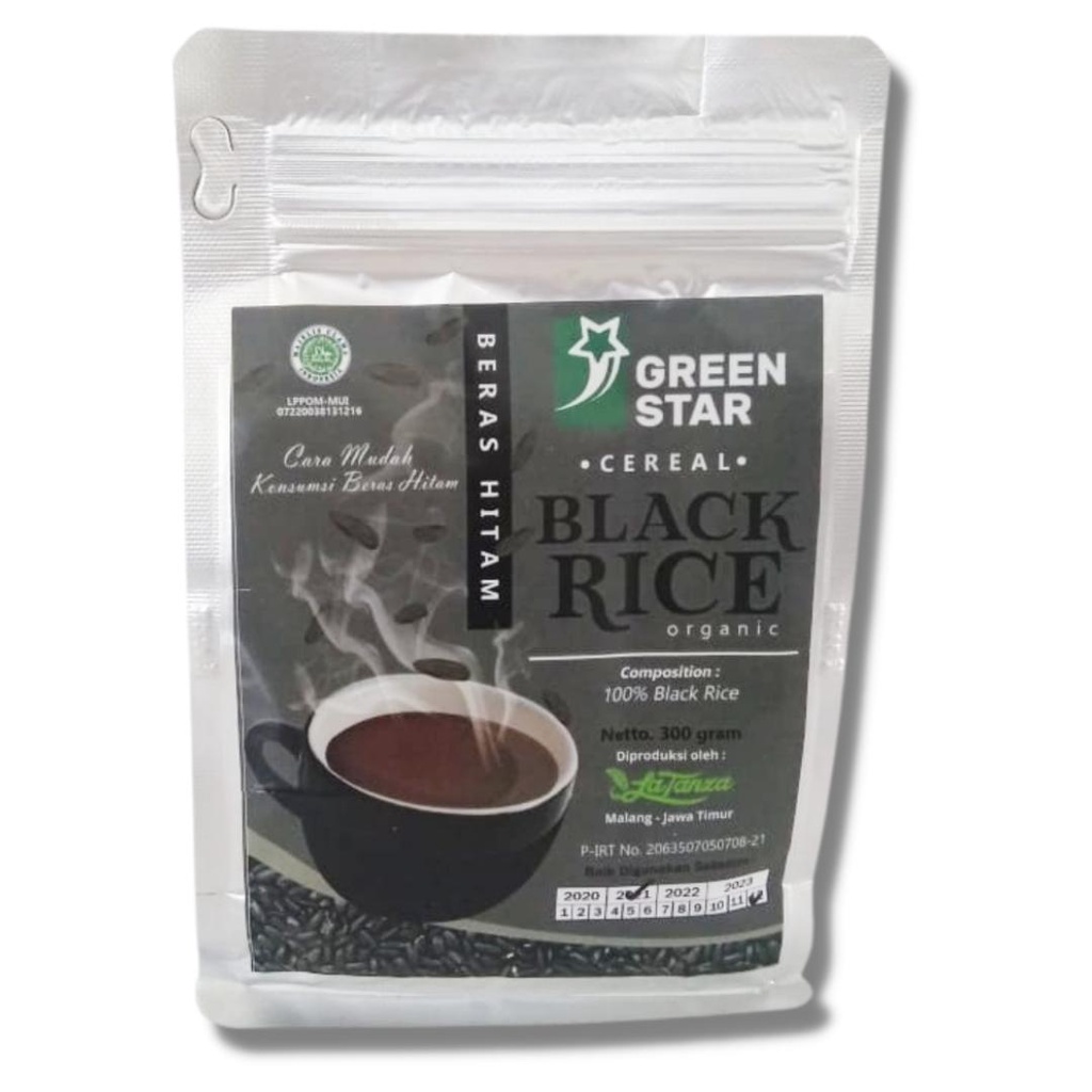 

Green Star Minumam Sereal Beras Merah/Hitam/Kacang Hijau Organik 300g